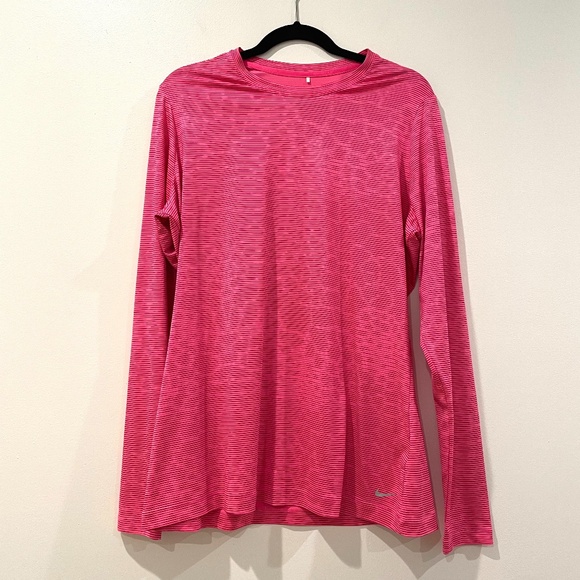 Nike Golf Pink Long Sleeve Shirt - Picture 1 of 5
